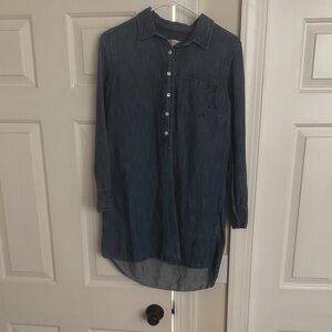 J. Crew Denim Blue Shirt Dress